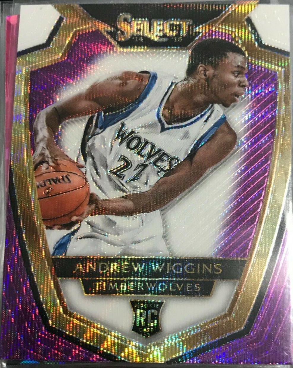 Andrew Wiggins [Purple, White Prizm] #120
