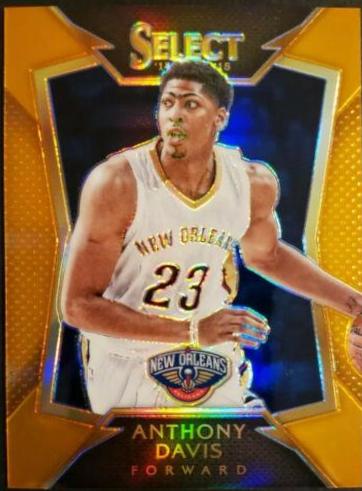 Anthony Davis [Orange Prizm] #15