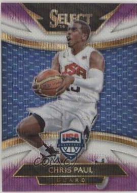 Chris Paul [Purple, White Prizm] #222