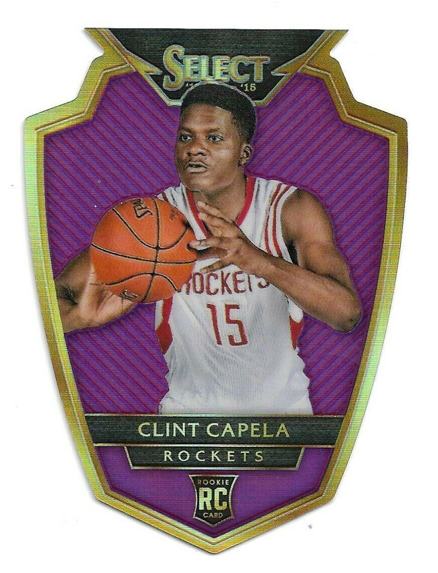 Clint Capela [Purple Prizm Die Cut] #187