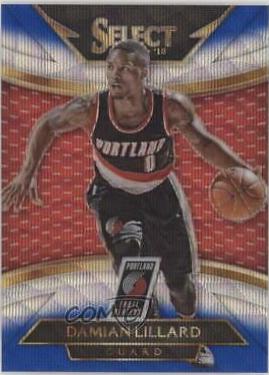Damian Lillard [Blue, Silver Prizm] #271