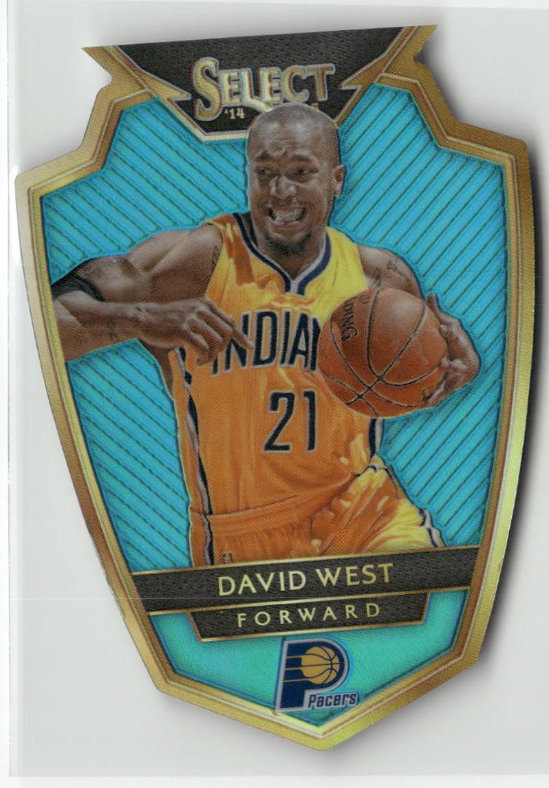 David West [Light Blue Prizm Die-Cut] #130