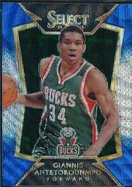 Giannis Antetokounmpo [Blue, Silver Prizm] #75