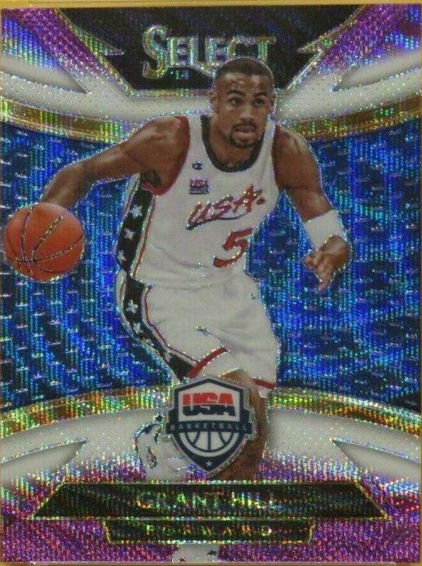 Grant Hill [Purple, White Prizm] #228