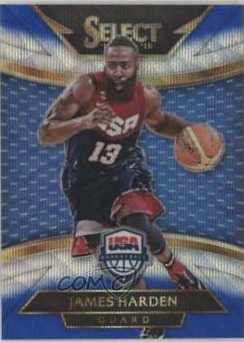 James Harden [Blue, Silver Prizm] #214
