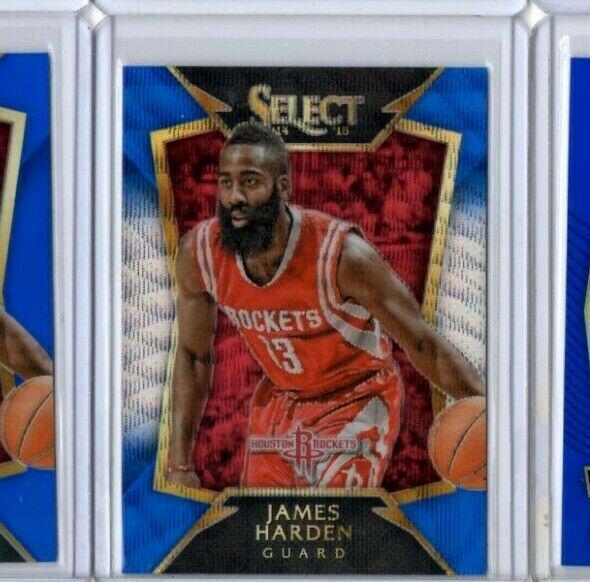 James Harden [Blue, Silver Prizm] #26