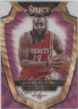 James Harden [Purple, White Prizm] #131