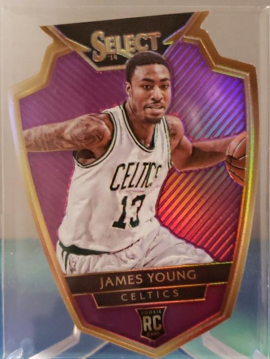 James Young [Purple Prizm Die-Cut] #138