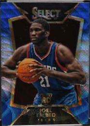 Joel Embiid [Blue, Silver Prizm] #90