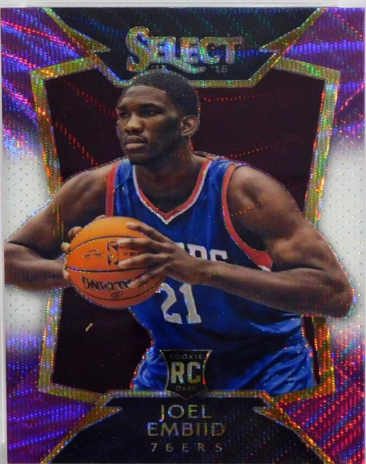 Joel Embiid [Purple, White Prizm] #90