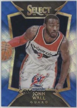 John Wall [Blue, Silver Prizm] #76