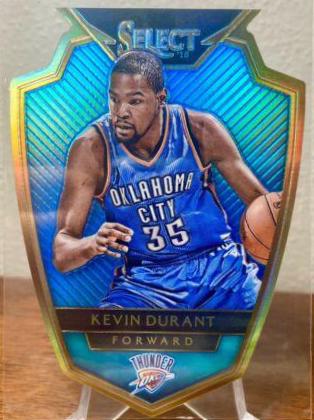 Kevin Durant [Light Blue Prizm Die Cut] #108