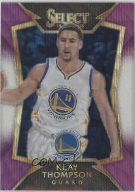 Klay Thompson [Purple, White Prizm] #9