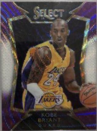 Kobe Bryant [Purple, White Prizm] #20