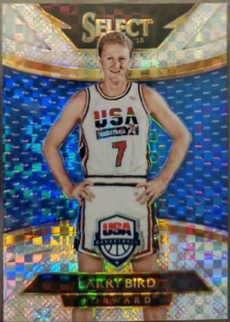 Larry Bird [Blue, Silver Prizm] #201