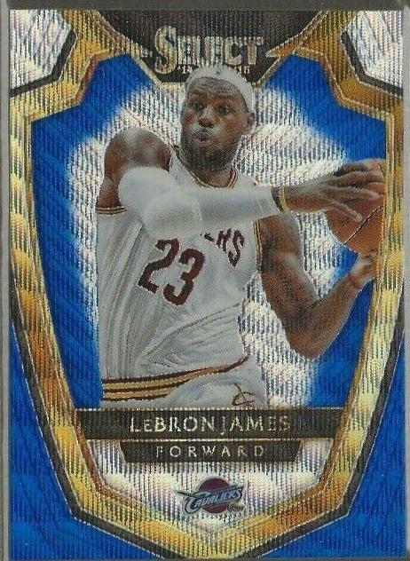 LeBron James [Blue, Silver Prizm] #119