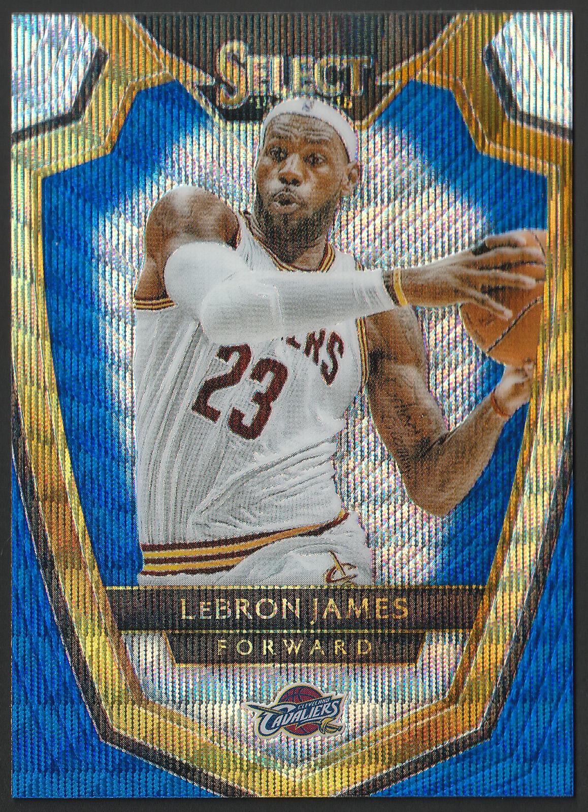 LeBron James [Blue, Silver Prizm] #57