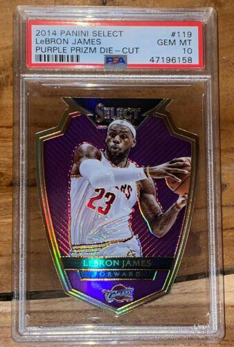LeBron James [Gold Prizm Die Cut] #119
