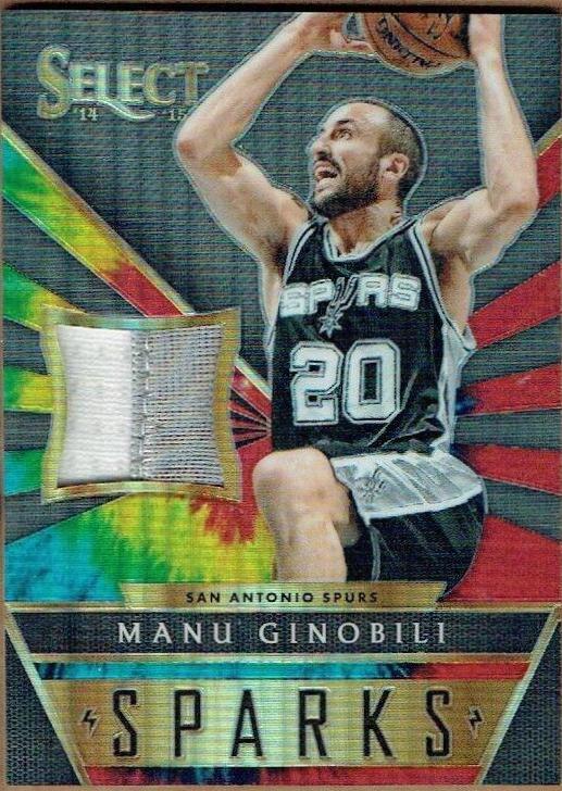 Manu Ginobili Tie Dye Prizm #265