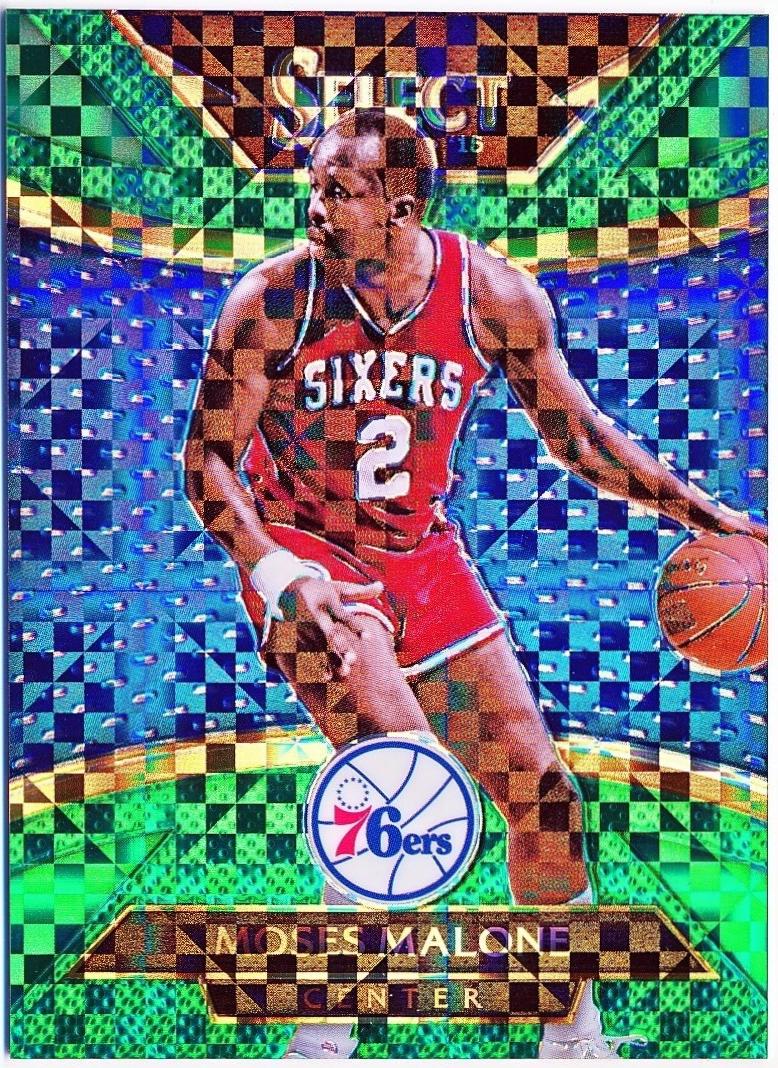 Moses Malone [Green Prizm] #251