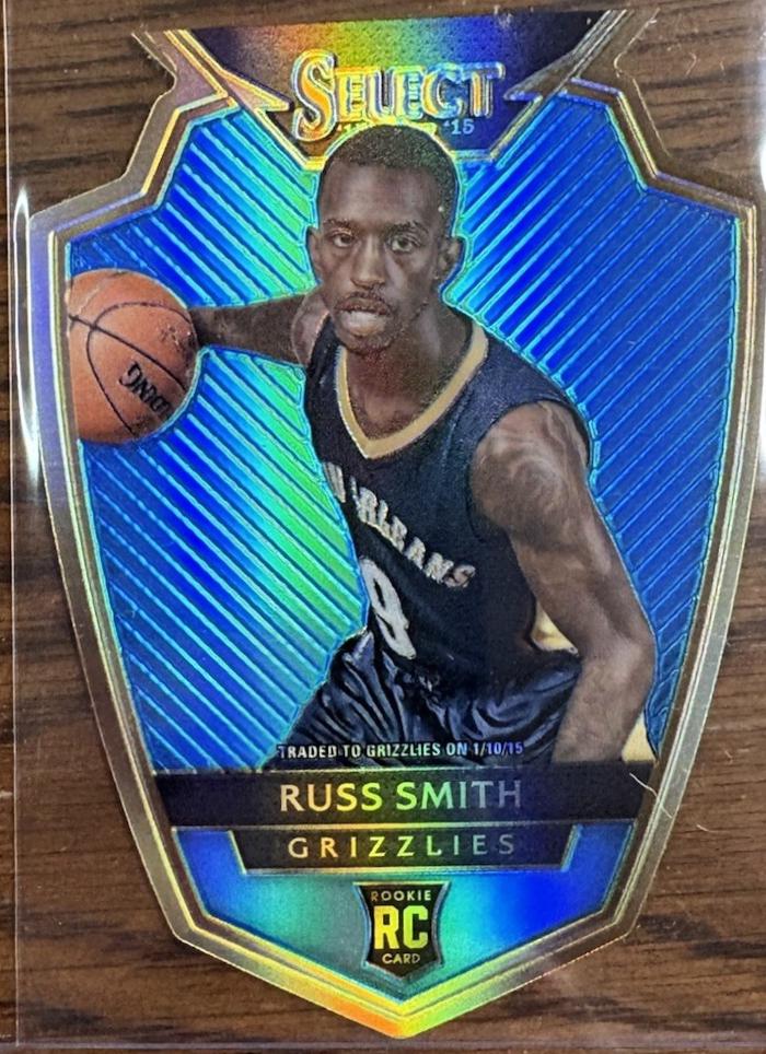Russ Smith [Light Blue Prizm Die-Cut] #195