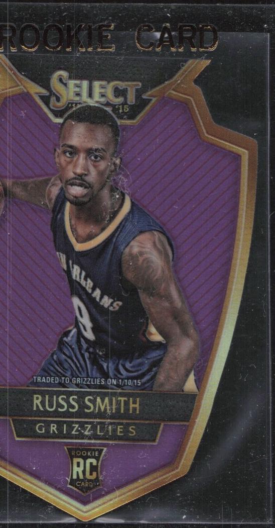 Russ Smith [Purple Prizm Die-Cut] #195