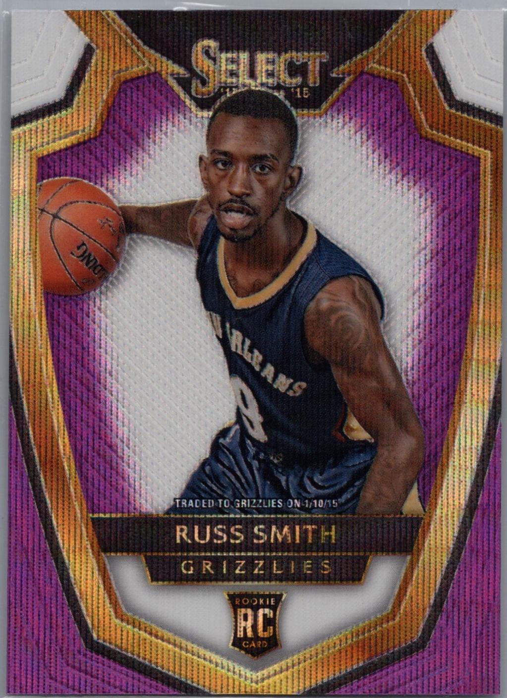Russ Smith [Purple White Prizm] #195