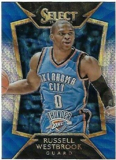 Russell Westbrook [Blue, Silver Prizm] #78