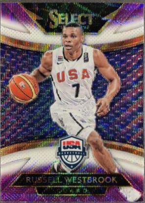 Russell Westbrook [Purple, White Prizm] #225