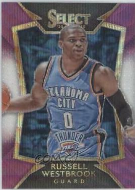 Russell Westbrook [Purple, White Prizm] #78