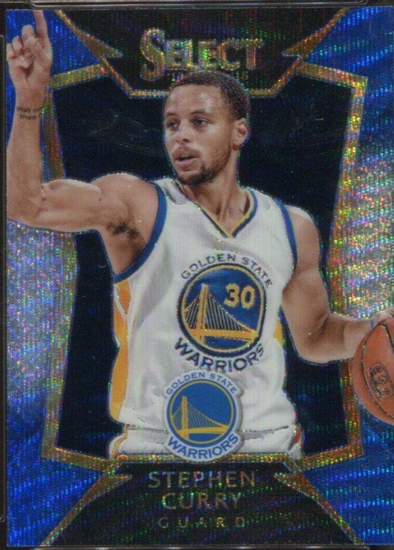 Stephen Curry [Blue Silver Prizm] #1