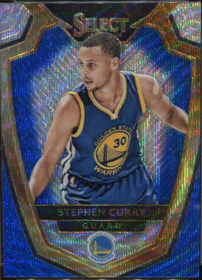 Stephen Curry [Blue, Silver Prizm] #113