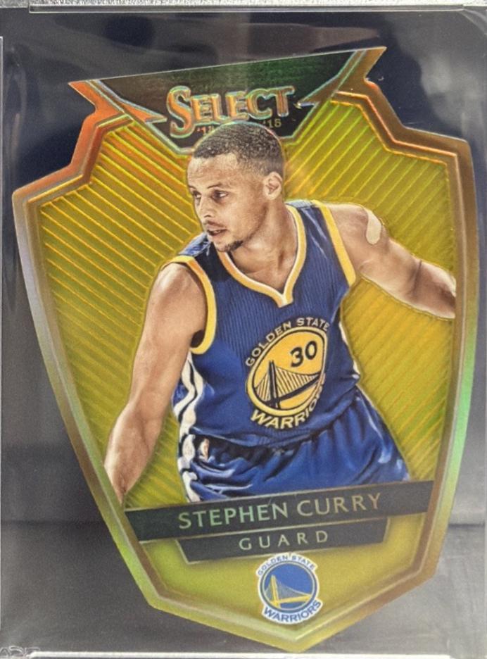 Stephen Curry [Gold Prizm Die-Cut] #113
