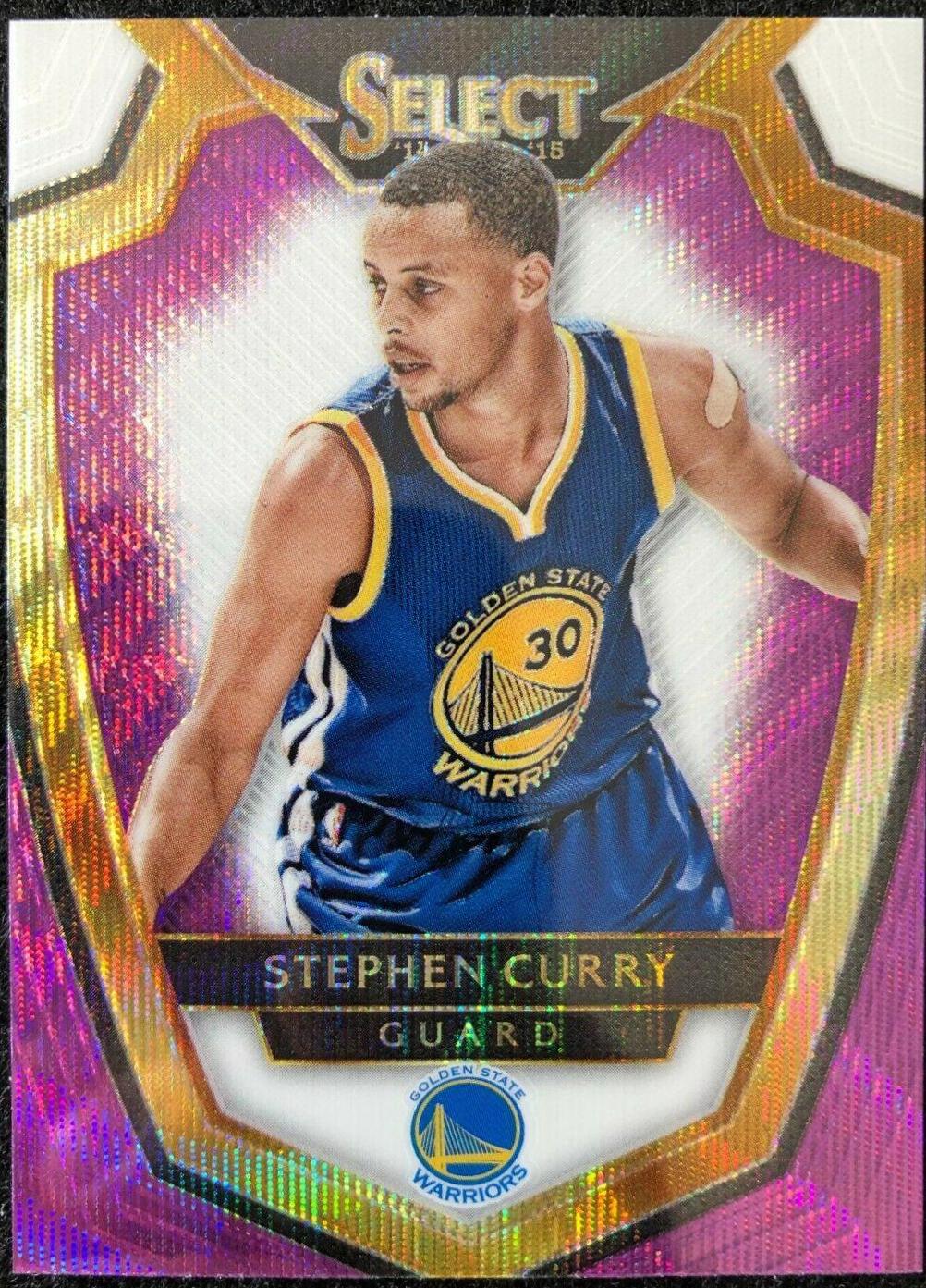 Stephen Curry [Purple, White Prizm] #113