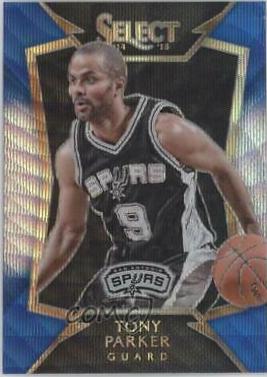 Tony Parker Blue Prizm #21
