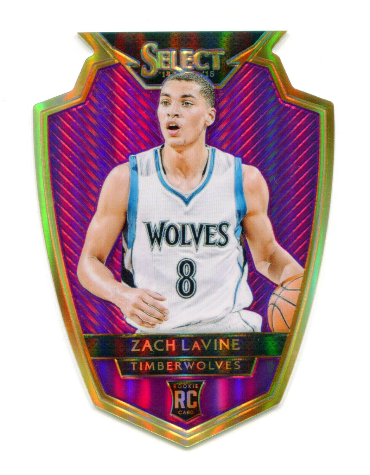 Zach LaVine [Purple Prizm Die Cut] #156