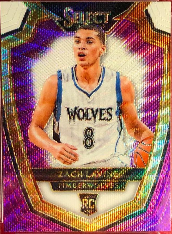 Zach LaVine [Purple, White Prizm] #156