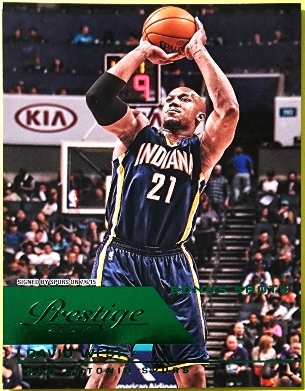 David West [Bonus Shots Green] #27