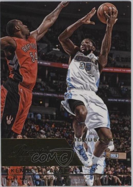 Kenneth Faried [Bonus Shots Gold] #123