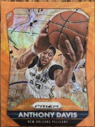 Anthony Davis [Orange Wave Prizm] #55