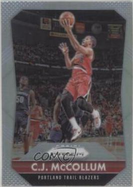 C.J. McCollum Silver Prizm #199
