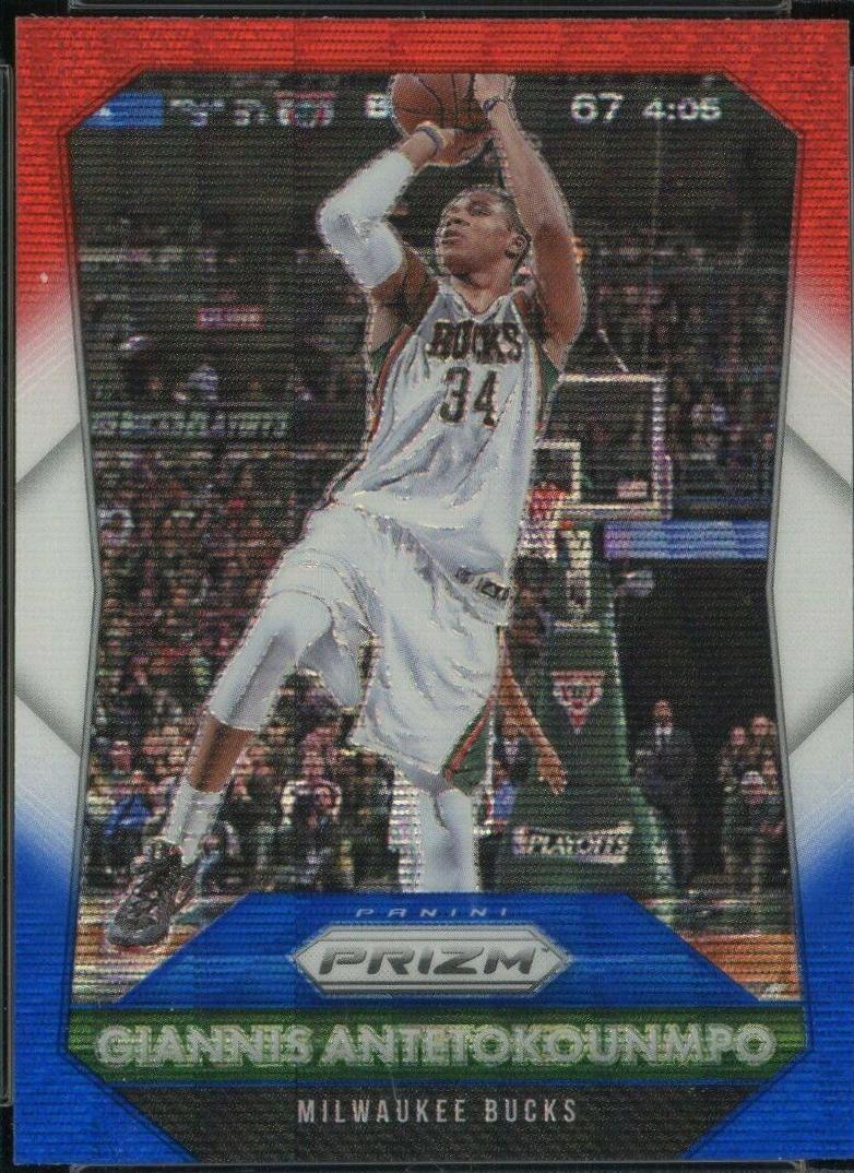 Giannis Antetokounmpo [Red, White, Blue Prizm] #144