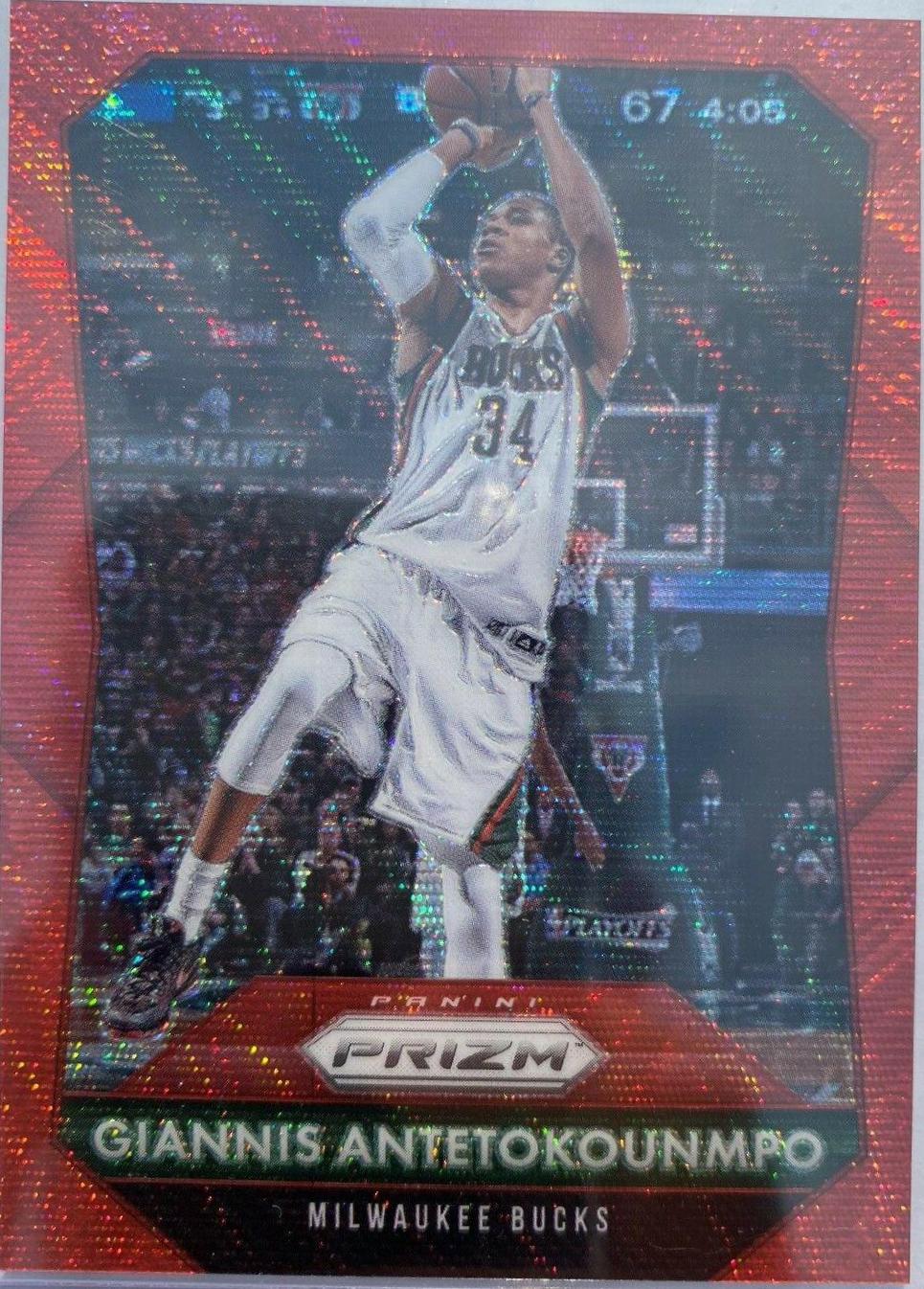 Giannis Antetokounmpo [Ruby Wave Prizm] #144