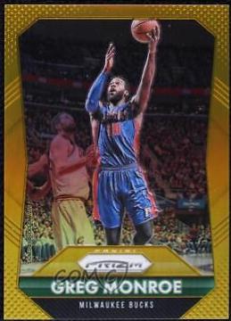 Greg Monroe [Gold Prizm] #124