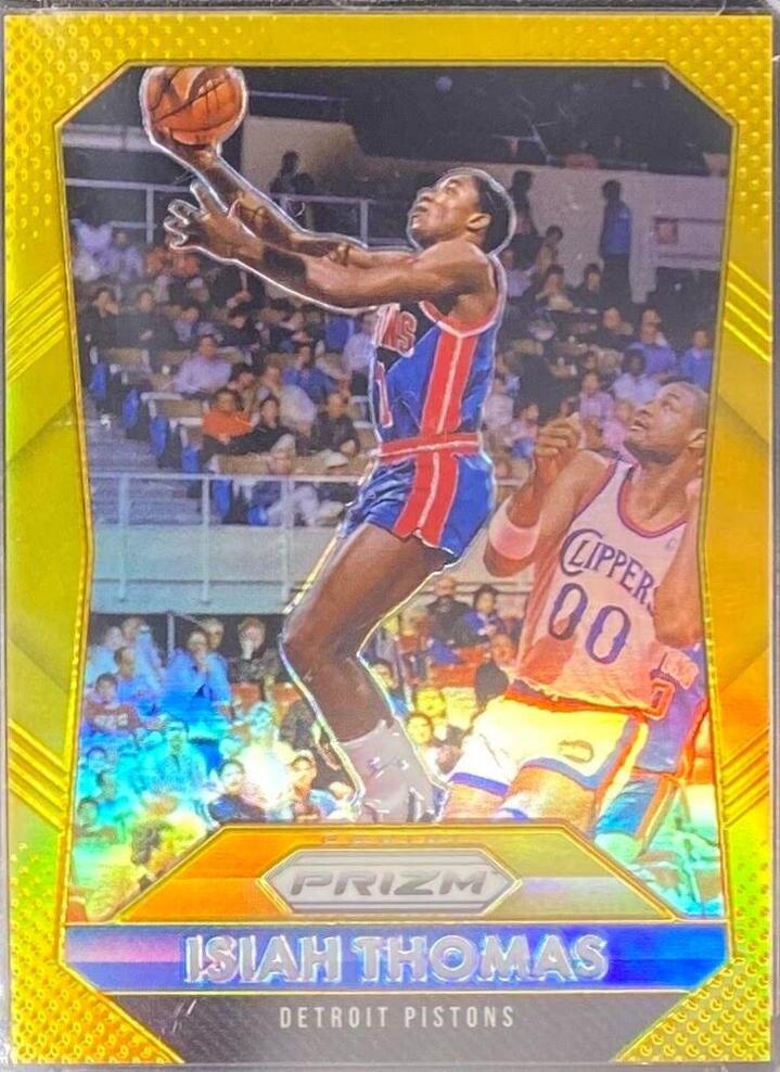 Isiah Thomas [Gold Prizm] #257