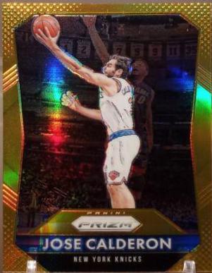 Jose Calderon [Gold Prizm] #76