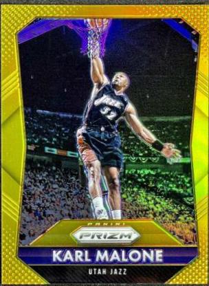 Karl Malone [Gold Prizm] #259