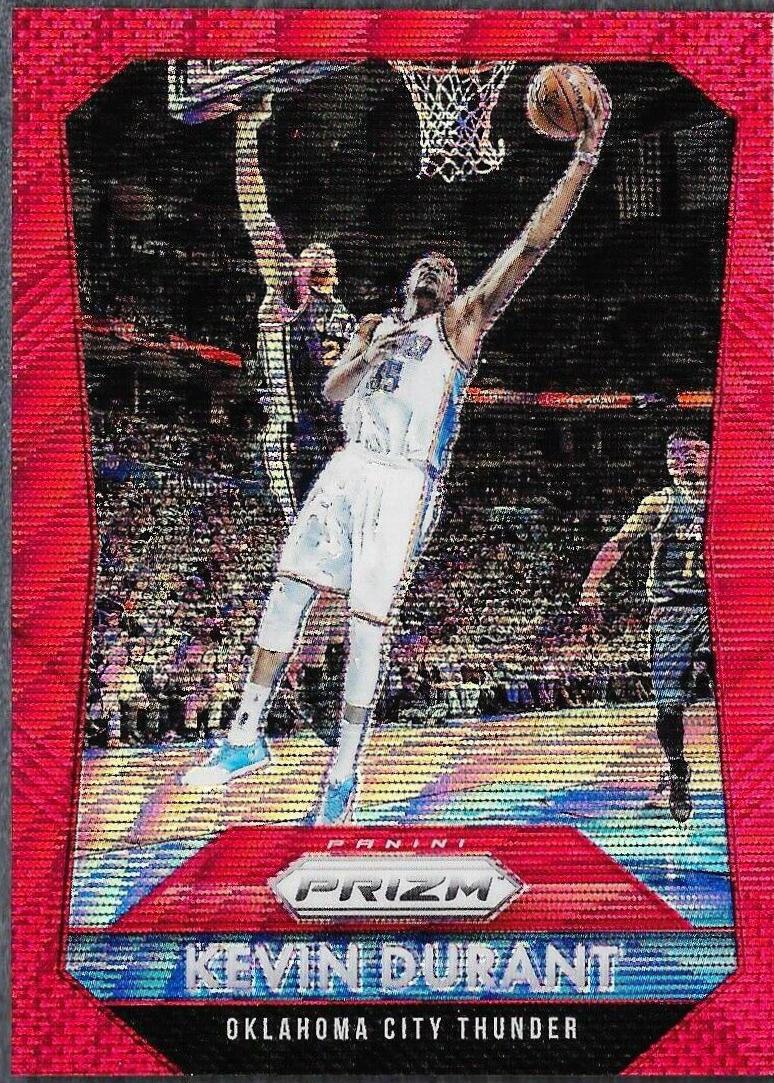 Kevin Durant [Ruby Wave Prizm] #96