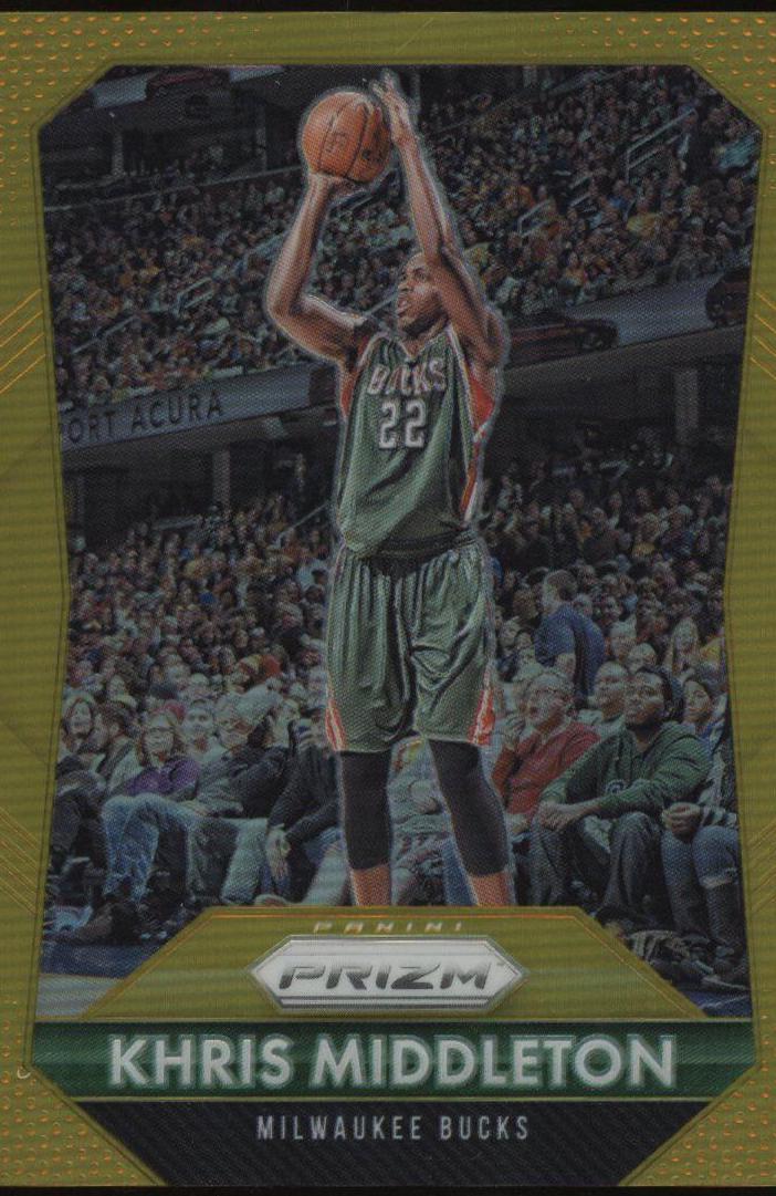 Khris Middleton [Gold Prizm] #154