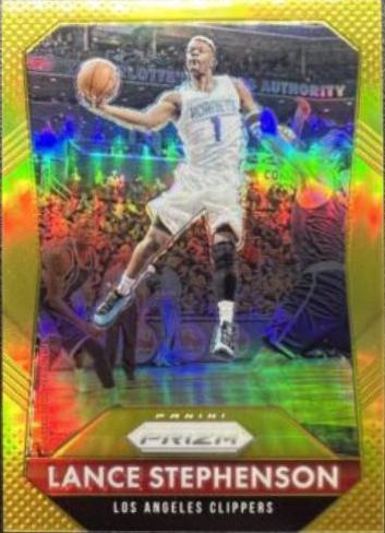 Lance Stephenson [Gold Prizm] #82